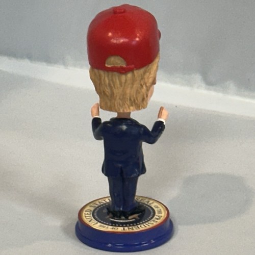Donald Trump Bobblehead 5” Collectible Figure MAGA Hat 45th 47th President 2025 - Picture 3 of 3