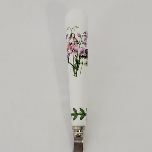 Portmeirion Botanic Garden Sweet Pea 10" Ceramic Footed Cake Plate with Server - Picture 6 of 7