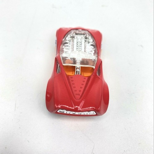 Hot Wheels Race Car CUL8R All Stars #8 Bright Red Orange Rare Diecast Toy 2003 - Picture 4 of 7