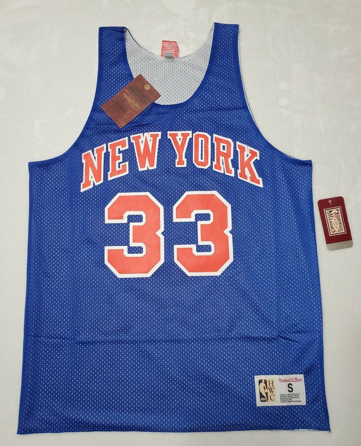 Vintage 90s New York Knicks Patrick Ewing Champion Reversible