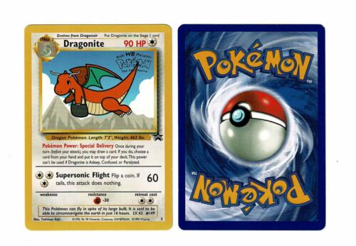 POKEMON BLACK STAR PROMO *DRAGONITE* CARD#5 OUT OF PRINT NM/M