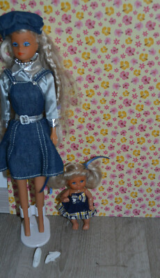 Simba Steffi Love Doll Puppe 90s Haute Couture Doll mit Evi Jeans 