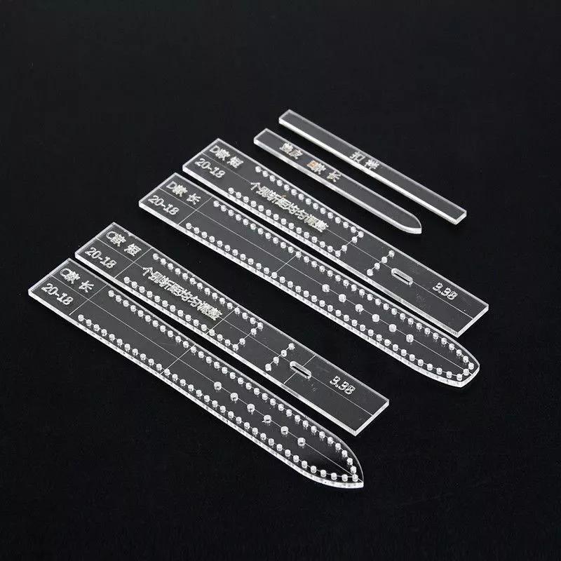 Leather Craft Acrylic Watch Strap Band Stencil Template Tool DIY