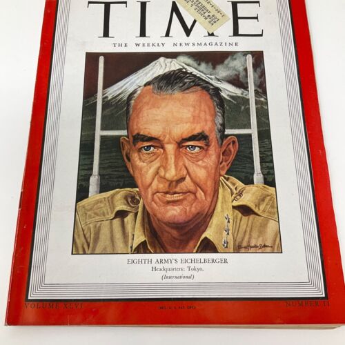 TIME MAGAZINE - SEPTEMBER 10, 1945 - 8TH ARMYS ROBERT EICHELBERGER - Imagen 3 de 7