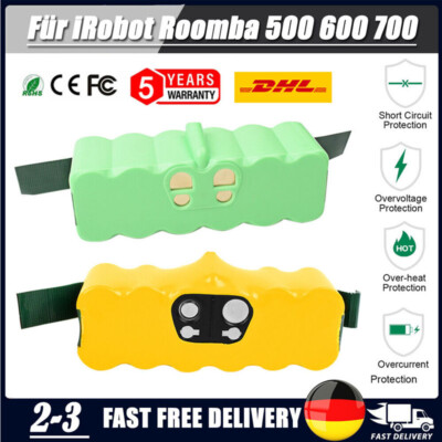 6800mAh Akku Für iRobot Roomba 500 600 700 800 900 580 Ni-MH / Li-ion 5500mAh DE