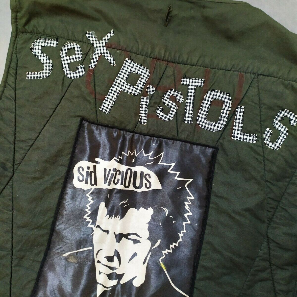 RARE Vintage SEX PISTOLS SID VICIOUS VEST CUSTOM SIZE L PUNK RARE Vintage SEX PISTOLS SID VICIOUS VEST CUSTOM SIZE L PUNK