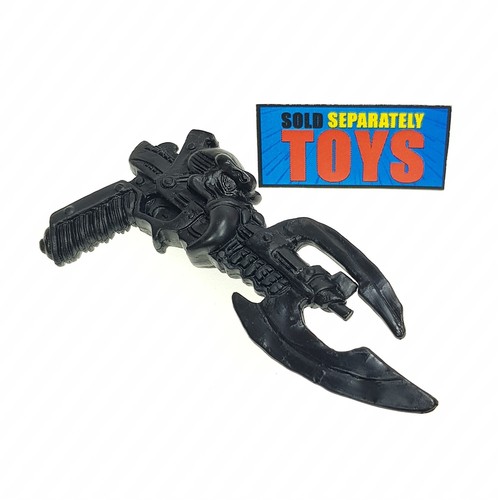 Vtg Skeleton Warriors Dagger SKULL BLASTER gun blade black weapon accessory part - Picture 4 of 6