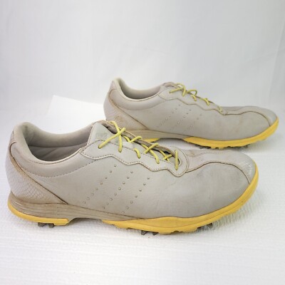 Adidas Pure Golf Cleats Studded Shoes Atheltic Lace Up Sneakers