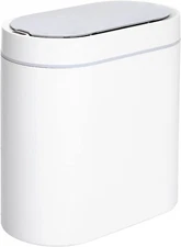 Touchless Bathroom Trash Can 2 Gallon Smart Motion Sensor Bin with Lid