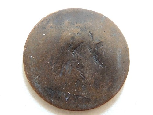 1865 British One (1) Penny "Victoria" Coin