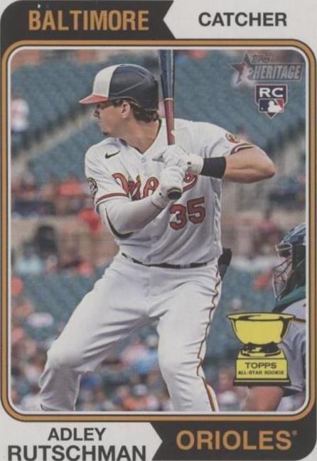 2023 Topps Heritage - Adley Rutschman #7 - 1 of 1