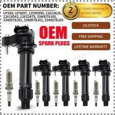 6Pack Ignition Coils + Spark Plugs for Chevrolet Camaro Caprice Traverse 3.6L V6