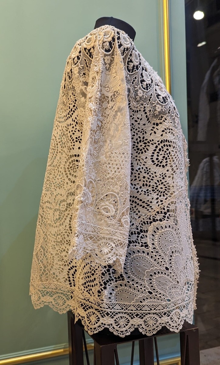 ANTIQUE EDWARDIAN HAND MADE MIXED LACE JACKET | eBay