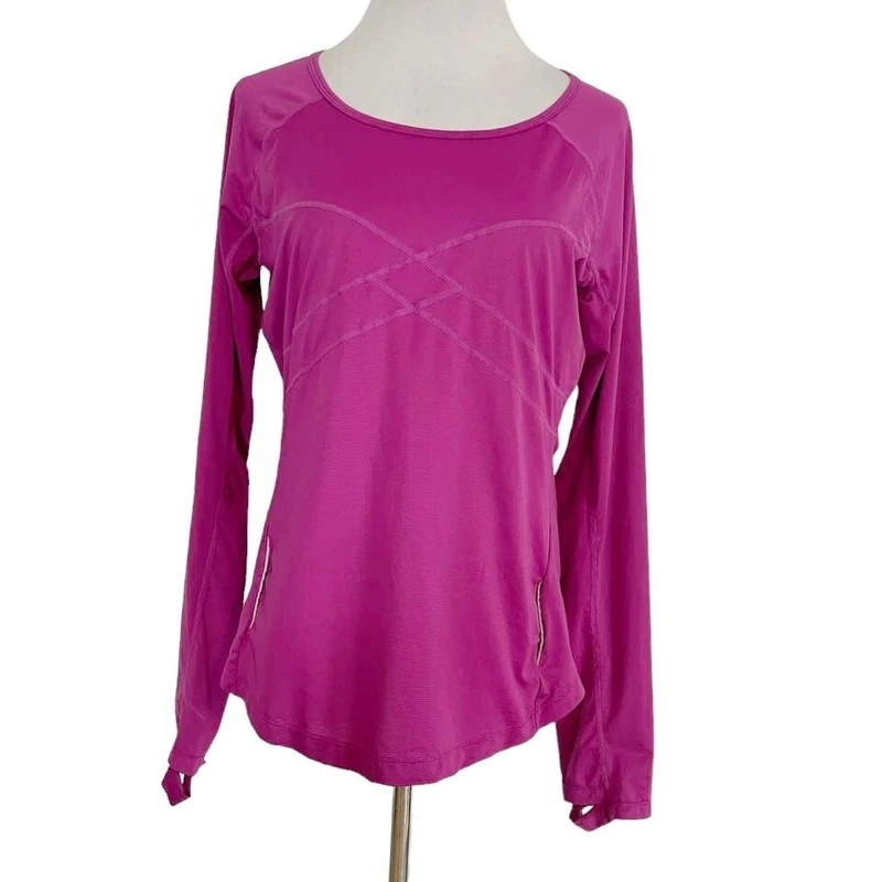 prana long sleeve athletic tee shirt