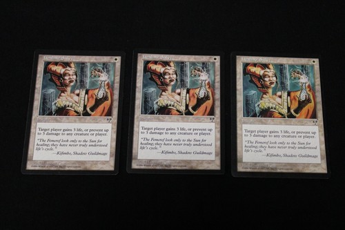 Healing Salve x3 Mirage Set NM Never Played MTG