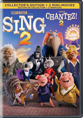 ILLUMINATION - SING 2 (DVD) NEW SEALED