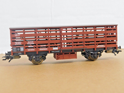 Märklin HO 46097- 03 DR Epoche II Viehgeflügelwagen aus Set 46097 gebraucht