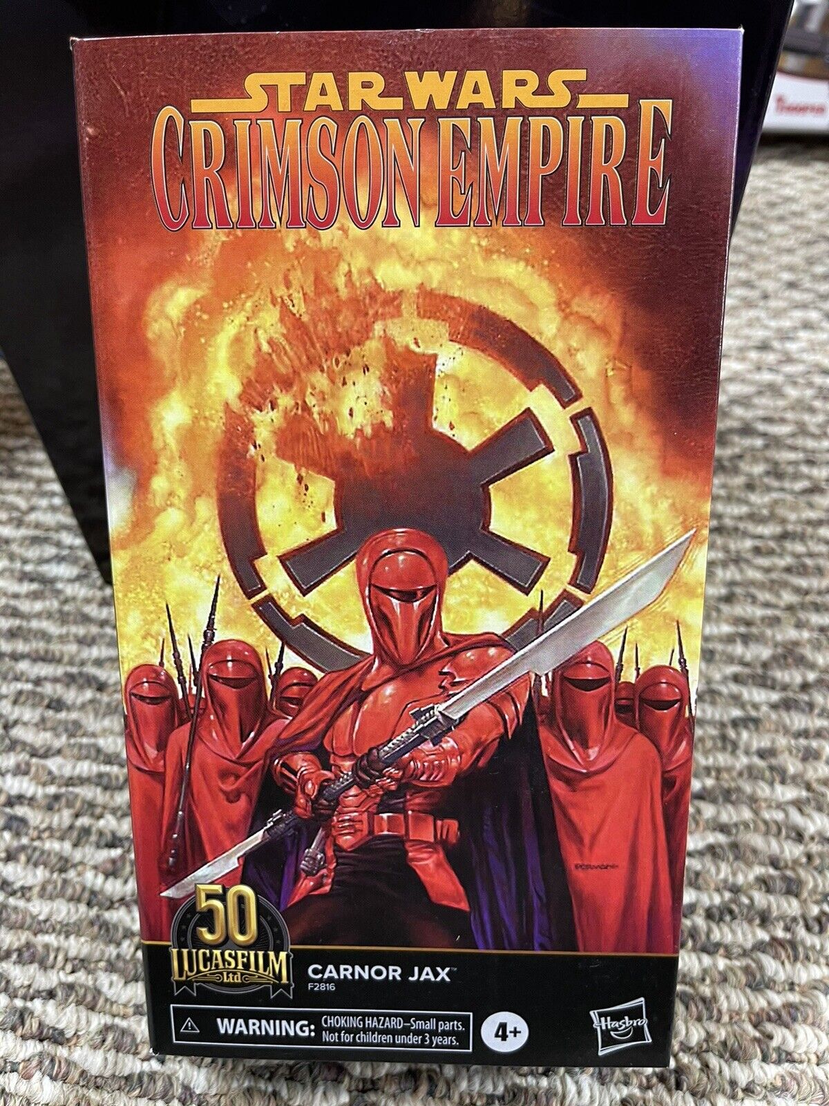 2021 Star Wars Black Series 6 inch Crimson Empire Carnor Jax Lucasfilm 50th Ann 