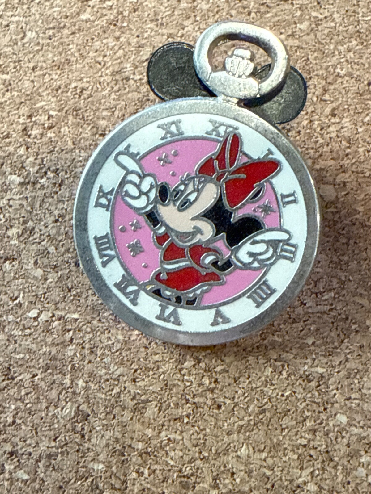 Disney Pin Pocket Stop Watch Limited Edition Minnie Mouse