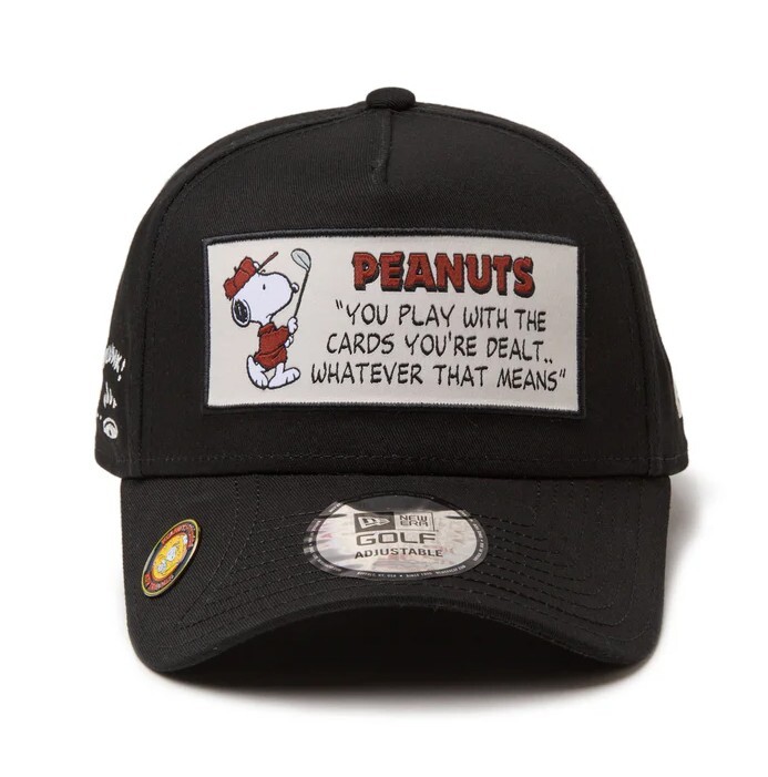 NEW ERA - 9FORTY A-Frame “ On Par PEANUTS “ NEW ERA 9FORTY A-Frame On Par Peanuts Snoopy Golf Cap Hat