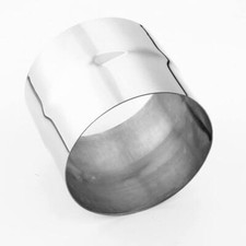 6" ID to 6" OD Slot 304 Stainless Steel Exhaust Connector Adapter Coupling Pipe