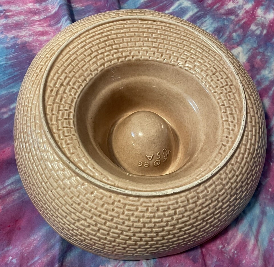 VTG Treasure Craft Sombrero Cowboy Hat Chip and Dip Large Serving Bowl