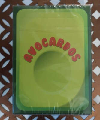 Avocardo Seedless OPC Organic Playing Cards New & Sealed USPCC Cardistry Deck