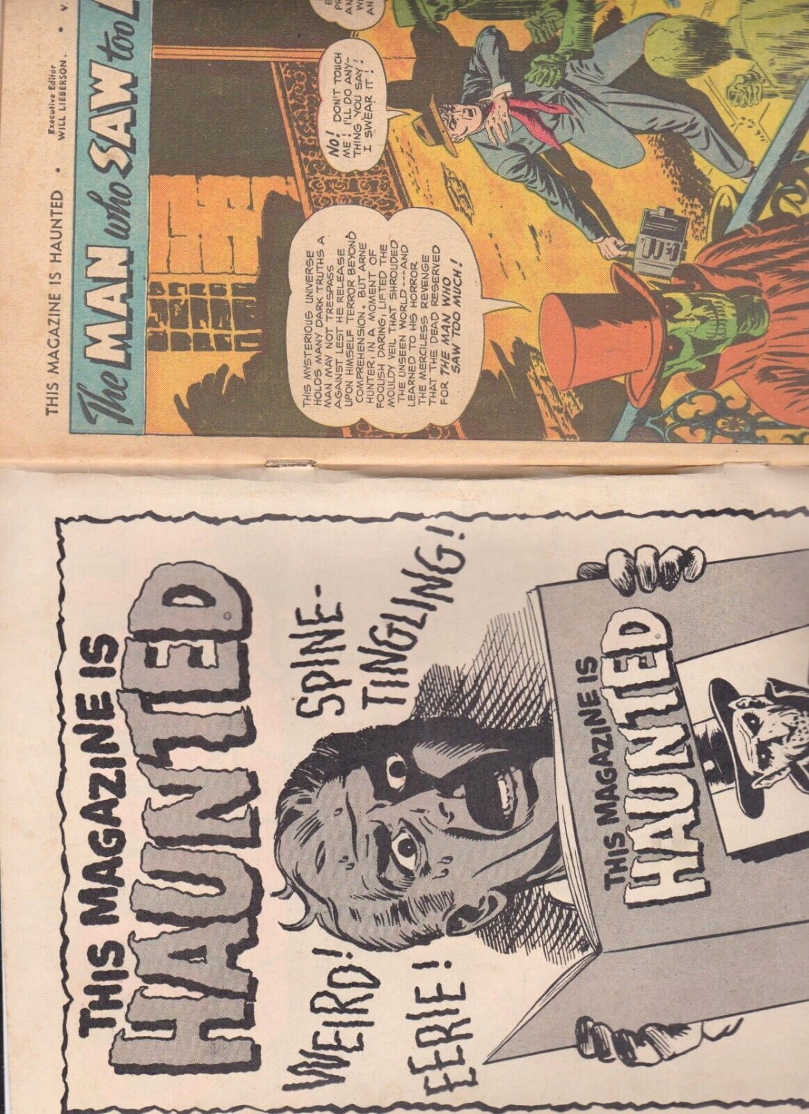 This Magazine is Haunted #7 - Golden Age Pre-Code Horror Comic Fawcett  1952 VG-