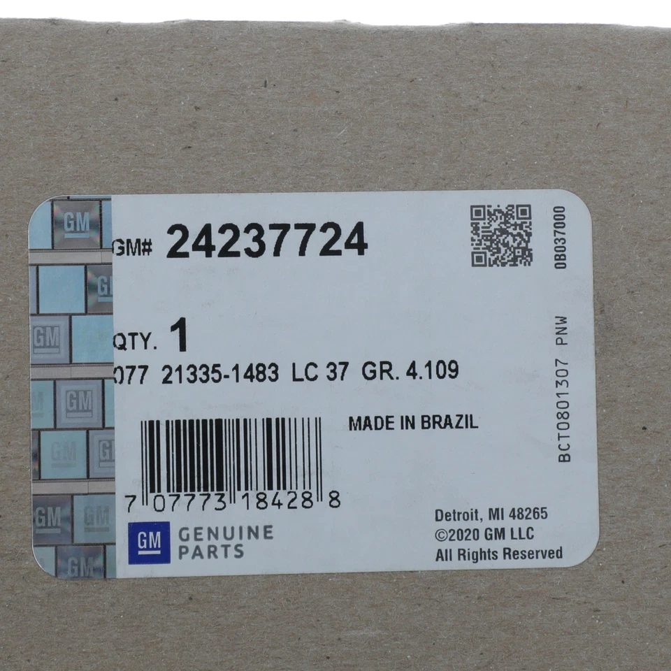 Прокладка крышки коробки передач OEM новая подлинная 2007-2020 GM 24237724 - Изображение 4 из 4