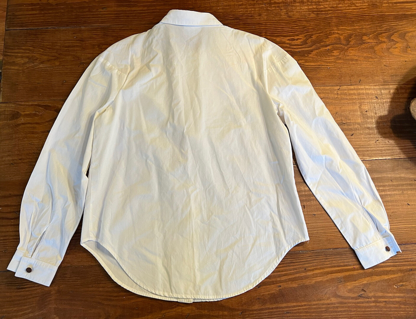 Vintage• Rare•Hairston Roberson White Embroidered Wester Rodeo Shirt~Small image 6