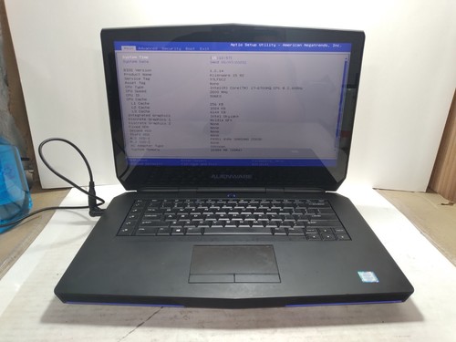 Alienware 15 R2 w/i7-6700HQ, 16GB RAM, 256GB SSD Gaming Laptop for Repair #0193