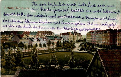 Erfurt, Nordpark, Hermanns I, Winyala Girdwrit, Postcard