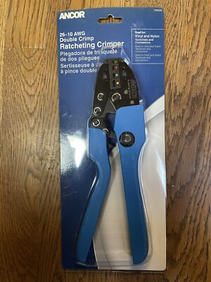 Ancor 22-10 AWG Double Crimp Ratcheting Crimpers 703030 | eBay