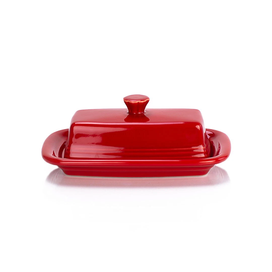 Fiesta® Extra Large Covered Butter Dish | Scarlet
Opens in a new window or tab