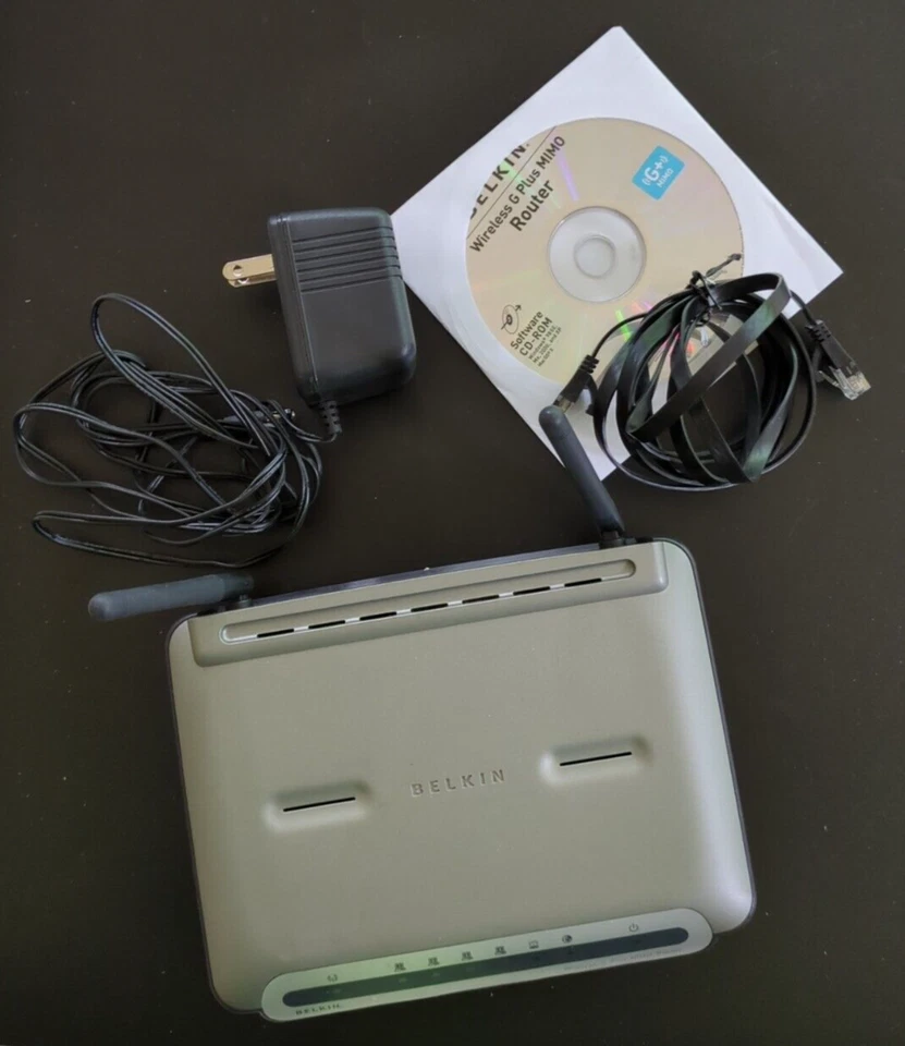 Belkin F5D9230-4 54 Mbps 4-Port 10/100 Wireless G Plus MIMO Router - Image 2 of 4