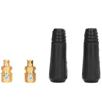 2 Set Welding Cable Connector Plug 200A DKJ10 25 For TIG Welding