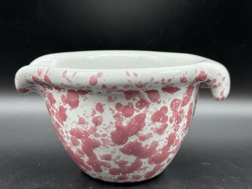 Vintage Bennington Potters 1878 Pink Agate 5” Batter Bowl, Pouring Bowl - Picture 1 of 10