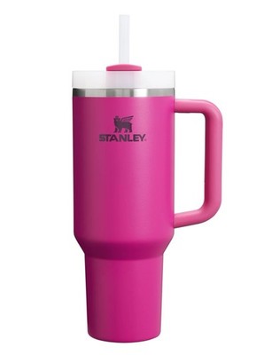 Stanley Quencher H2.0 FlowState Stainless Tumbler Fuchsia Pink 40 oz