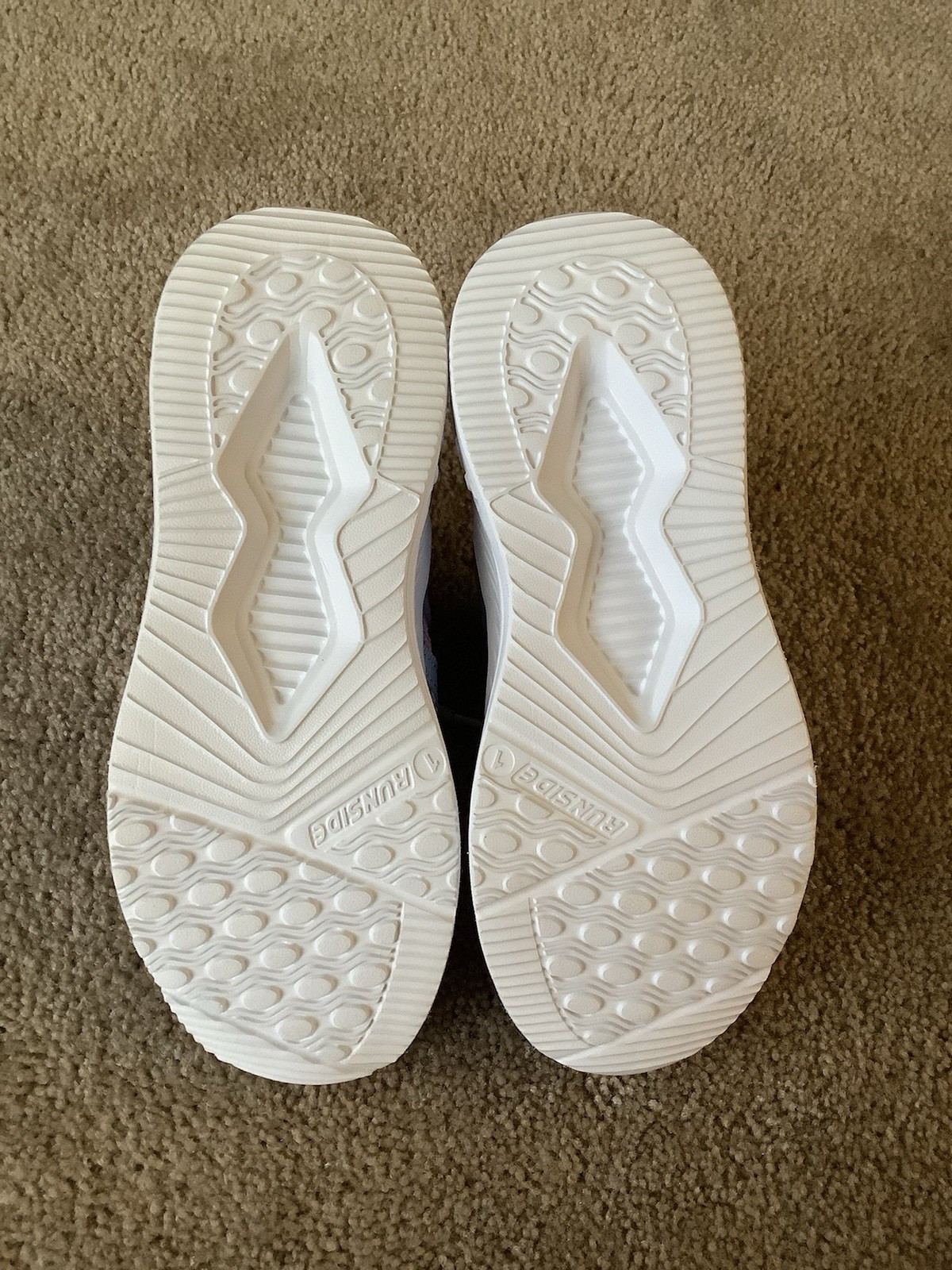 RUNSIDE Boys Girls Sneakers Athletic Shoes Size 1