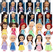 Liberty Imports 12 Pack Little Royal Princess Mini Doll Gift Set 5''