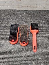 SPTA 3Pcs Car Detailing Brush Kit, Leather  Textile Interior Brush,