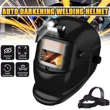 True Color Auto Darkening Welding Helmet with Light for TIG MIG ARC Welder Mask
