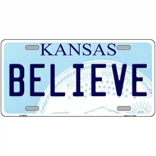Targa Believe Kansas novità in metallo - Foto 2 di 10