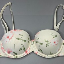 Victoria Secret Strapless Push Up Bra 32A Lined Padded Underwire Multiway Straps
