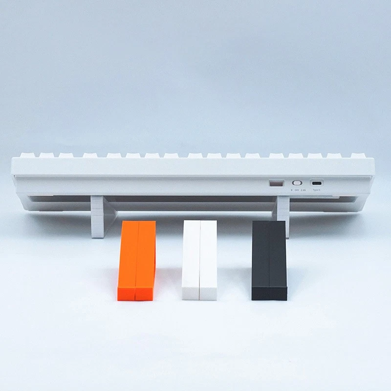 1 Pair Keyboard Elevated Stand Raised Keyboard Plastic Computer Keyboard Riser