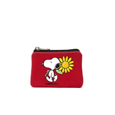 Snoopy Canvas Coin Purse Wallet Zipper Pouch Card Holder Key Lipstick Bag