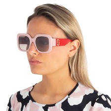 Marc Jacobs Brown Square Ladies Sunglasses MARC 647/S 0C48/HA 53 MARC 647/S