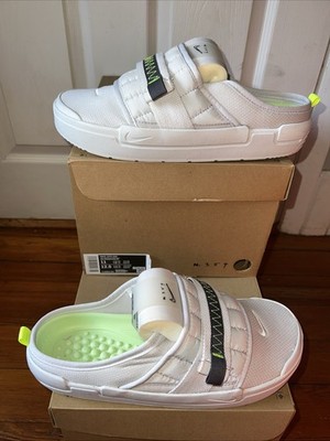 Nike Offline Mule Slip on Sandal Vast Grey /Volt Men s SZ 11 CJ0693-001 Worn 1X