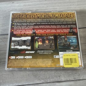 Midway Mortal Kombat Gold (Sega Dreamcast, 1999) CIB NTSC USA With Reg Card
