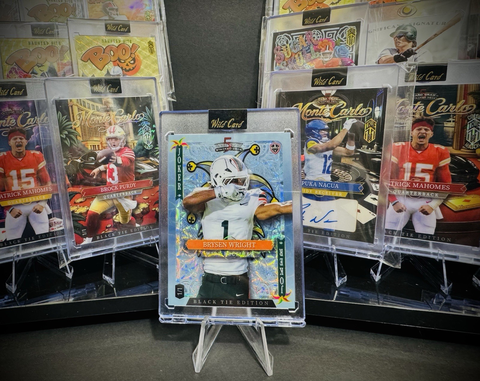 🔥🏈🃏2026 Wild Card 5 Card Draw JOKER 1/1 Brysen Wright🃏🏈🔥